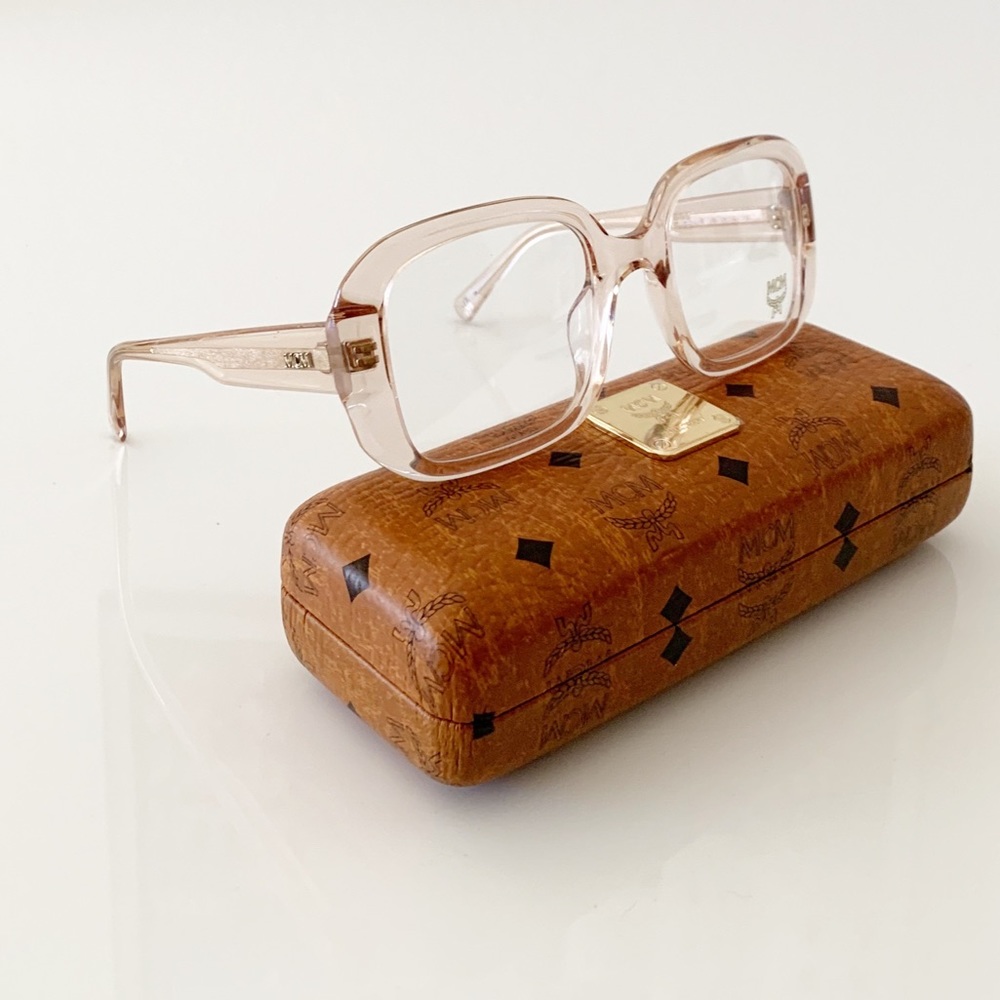 MCM Pink Glasses with Case